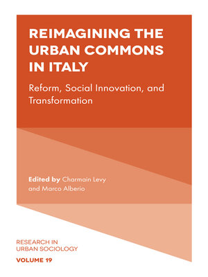 cover image of Reimagining the Urban Commons in Italy